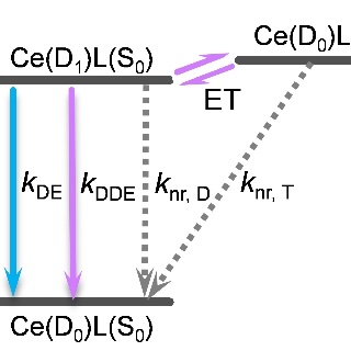 Delayed Doublet Emission in a Cerium (III) Complex. 
