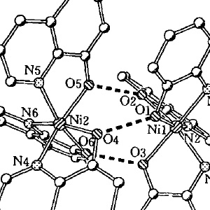 8-羟基喹啉镍配合物[Ni2(HQ)3Q3]ClO4的晶体结构